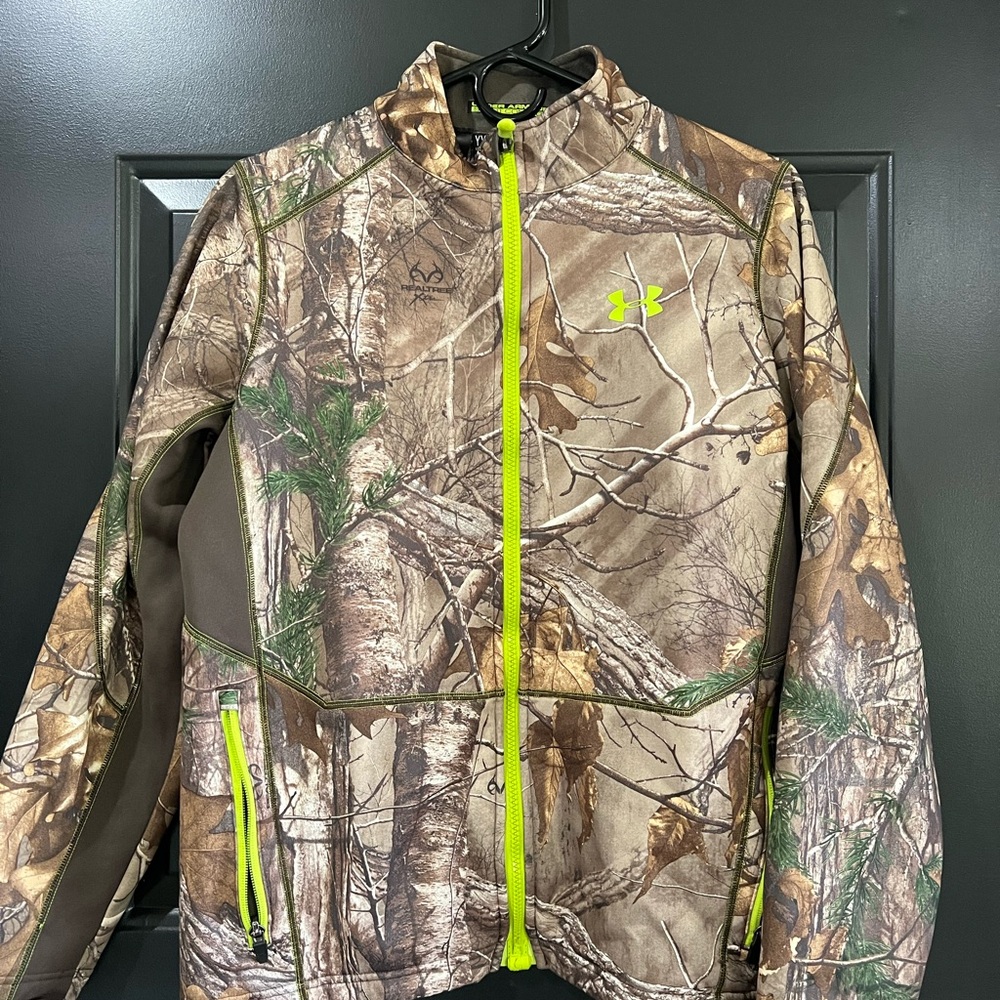 Under Armour ColdGear Jacket in Brown and Gray